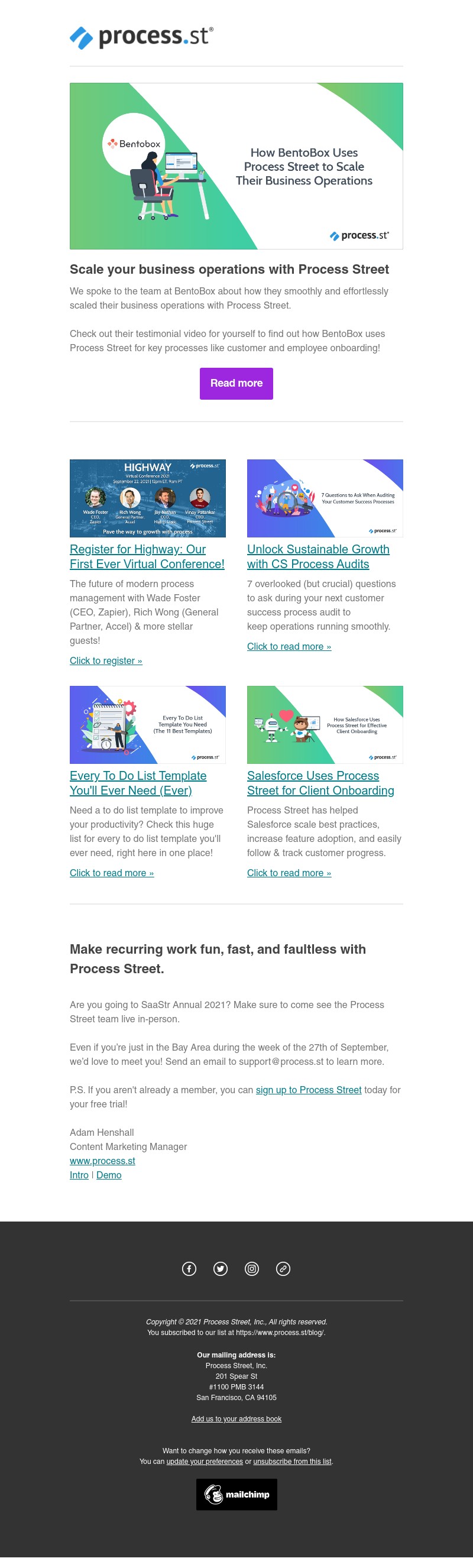 Process Street - How BentoBox scaled operations with Process Street 🌟