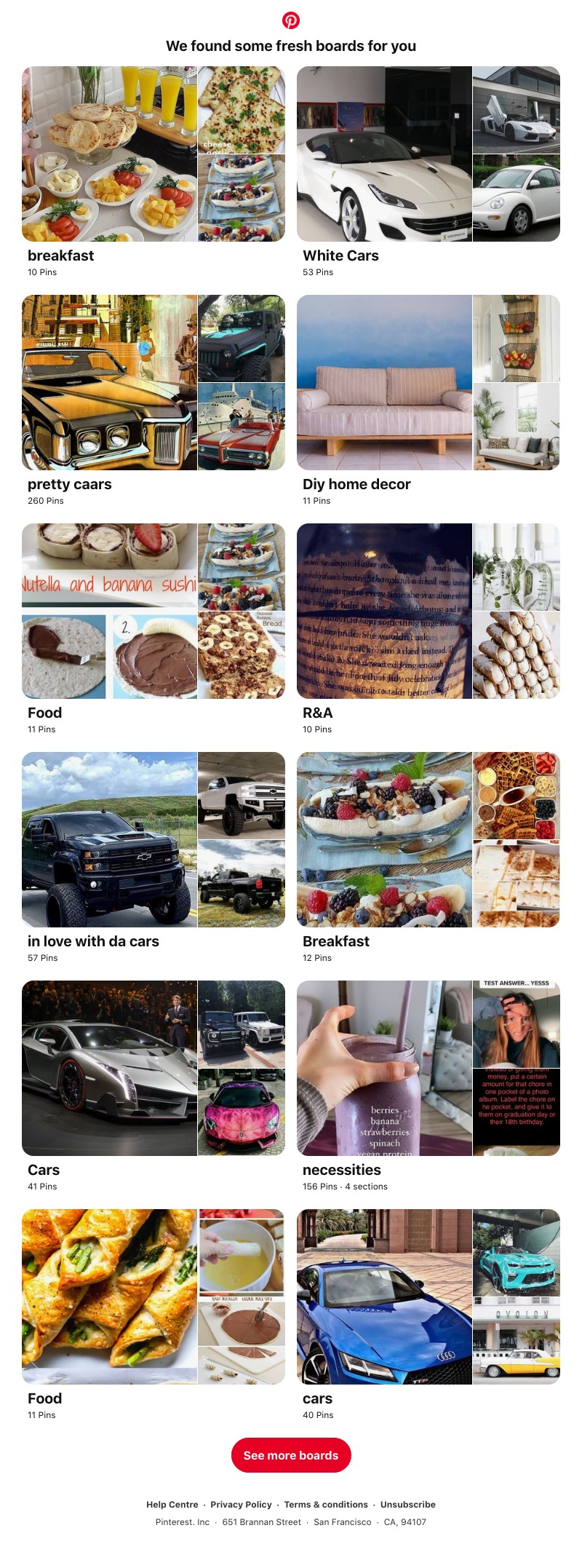 Pinterest - ​breakfast, White Cars and 12 other boards like yours