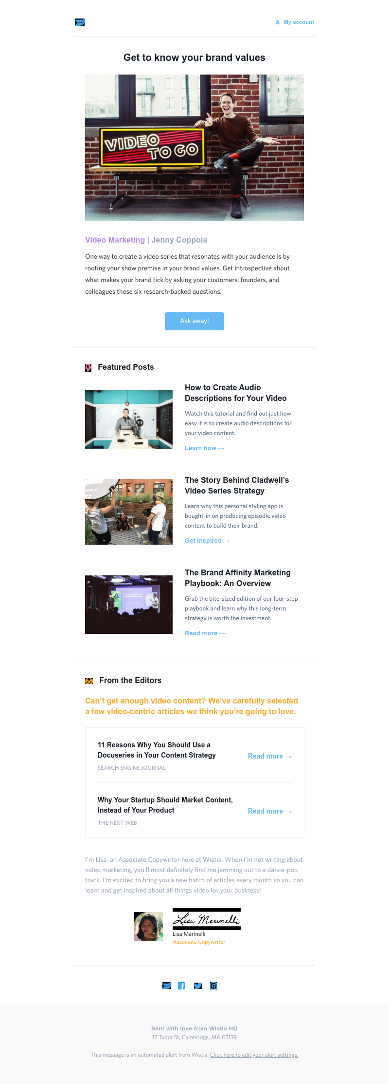 Wistia - The February Wistia Content Roundup: Video marketing tips you'll love ❤️ 