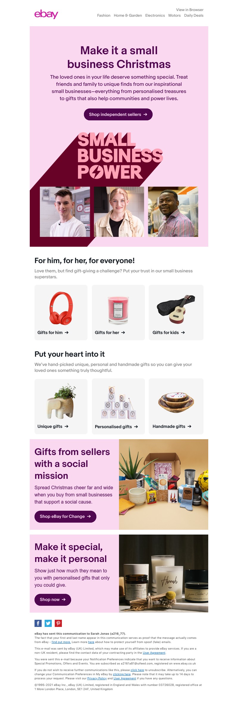 eBay - Give thoughtful gifts this Christmas 🎁 🎄