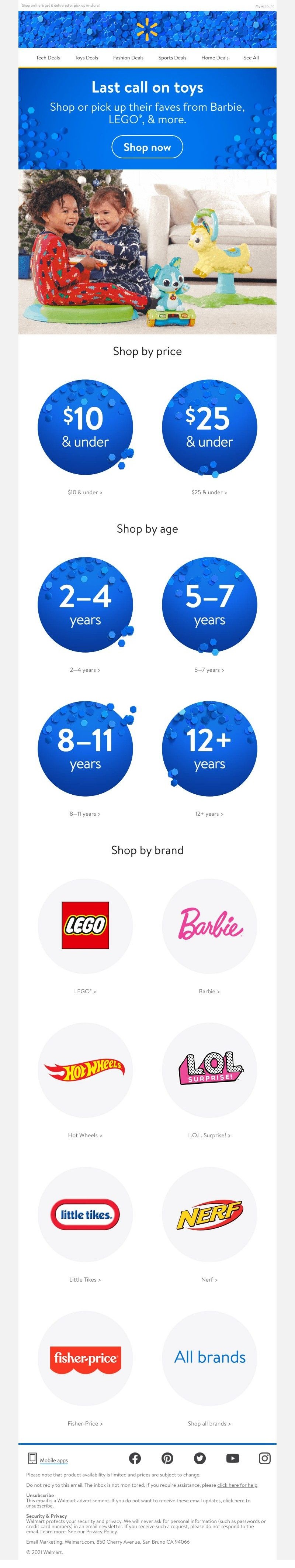 Walmart - Last chance to get their fave toys ⏰