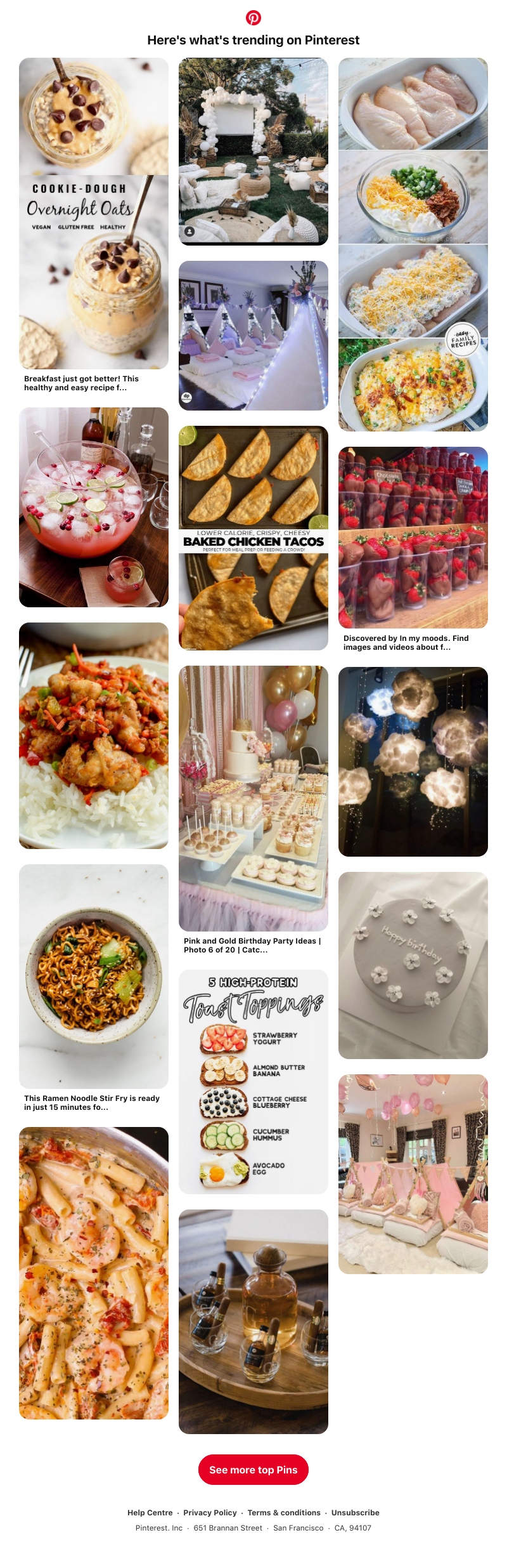 Pinterest - 🍳 Healthy recipes, Birthdays and more Pins popular on Pinterest