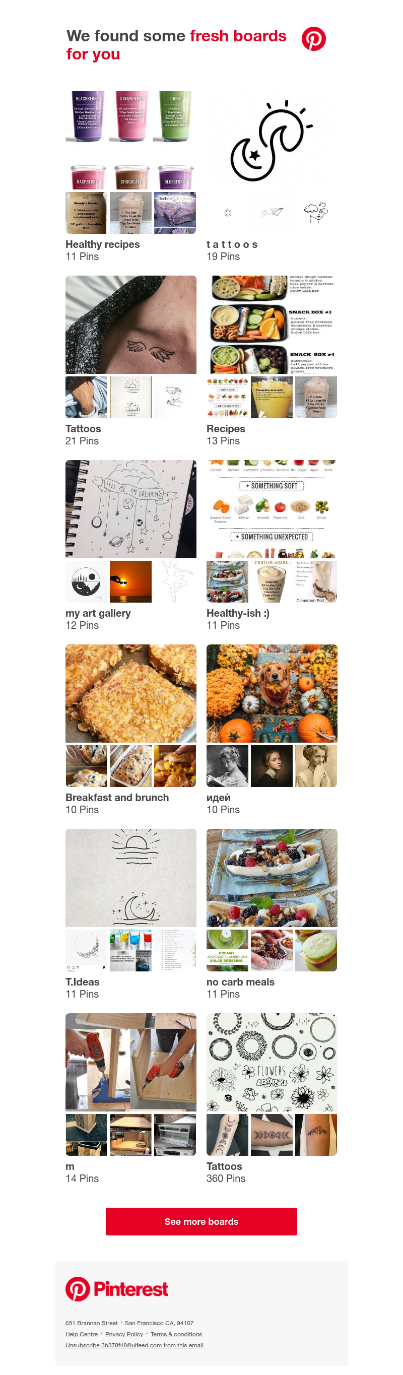 Pinterest - Healthy recipes, t a t t o o s and 12 other boards like yours