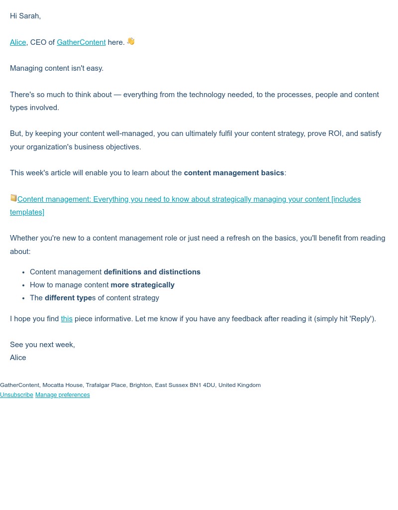 GatherContent - Learn how to strategically manage your content [includes templates]