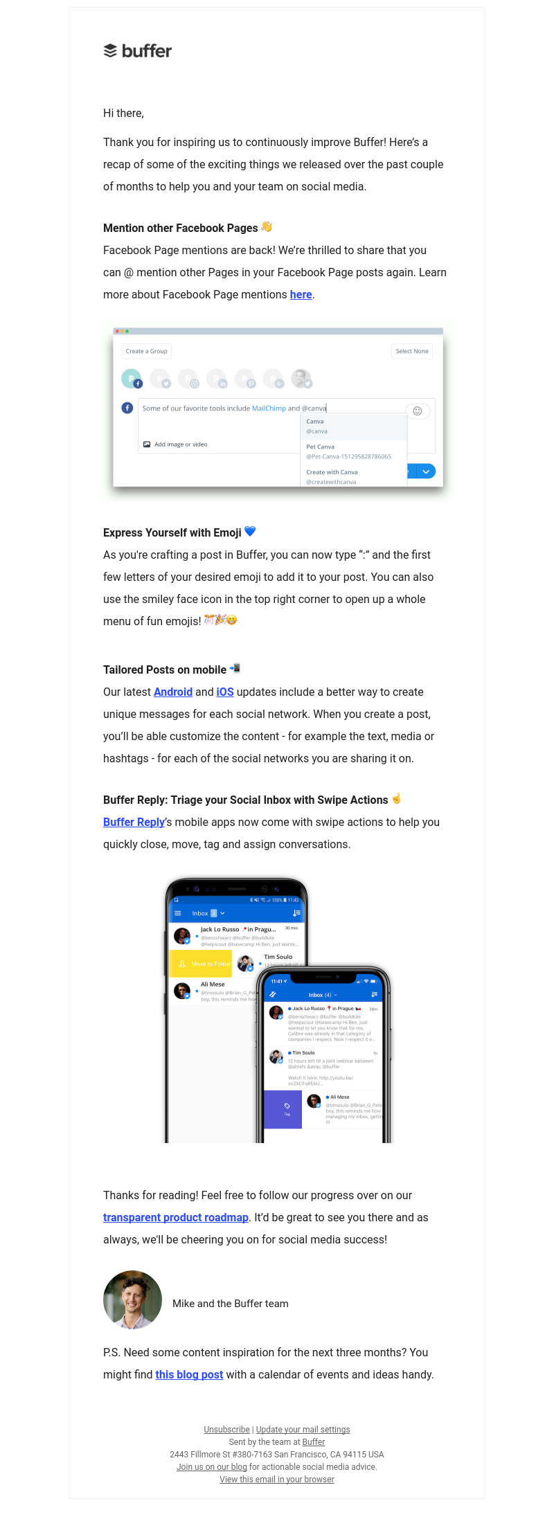  - What’s New in Buffer?