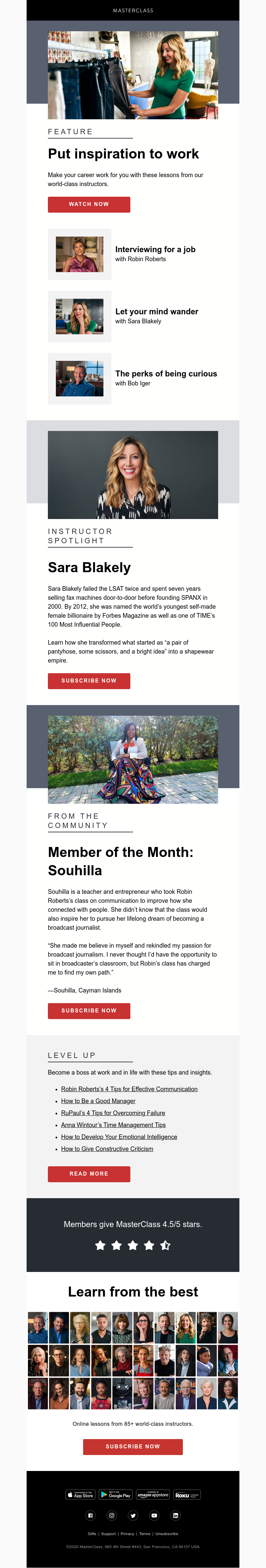  - Career lessons from the world’s best