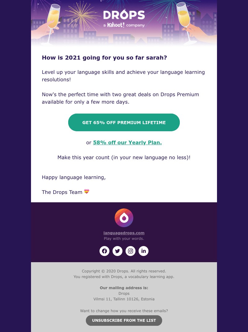 Drops - Ending soon: two motivating deals on Drops Premium