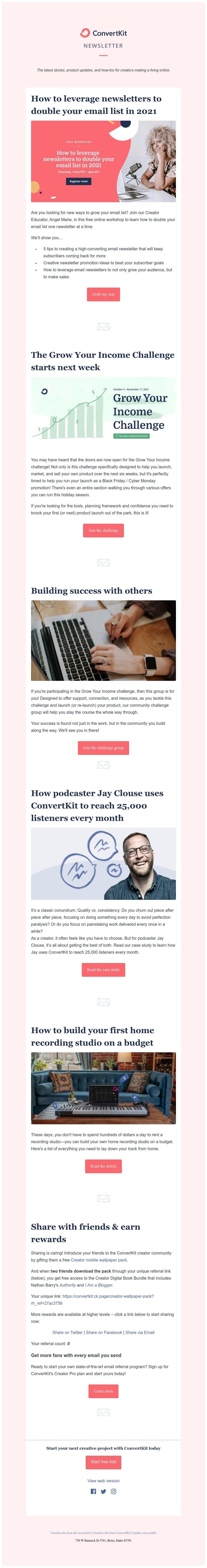 ConvertKit - See how this podcaster reaches 25,000 listeners every month