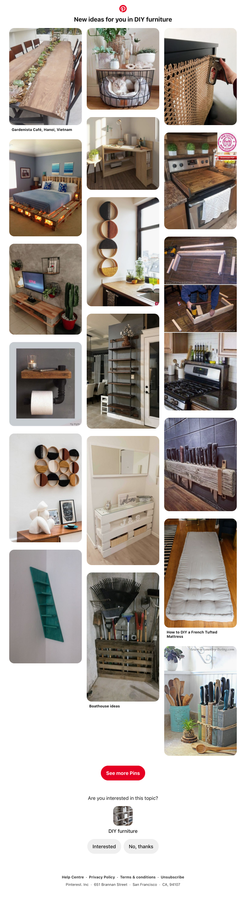 Pinterest - 🛋 18 DIY furniture Pins you might like