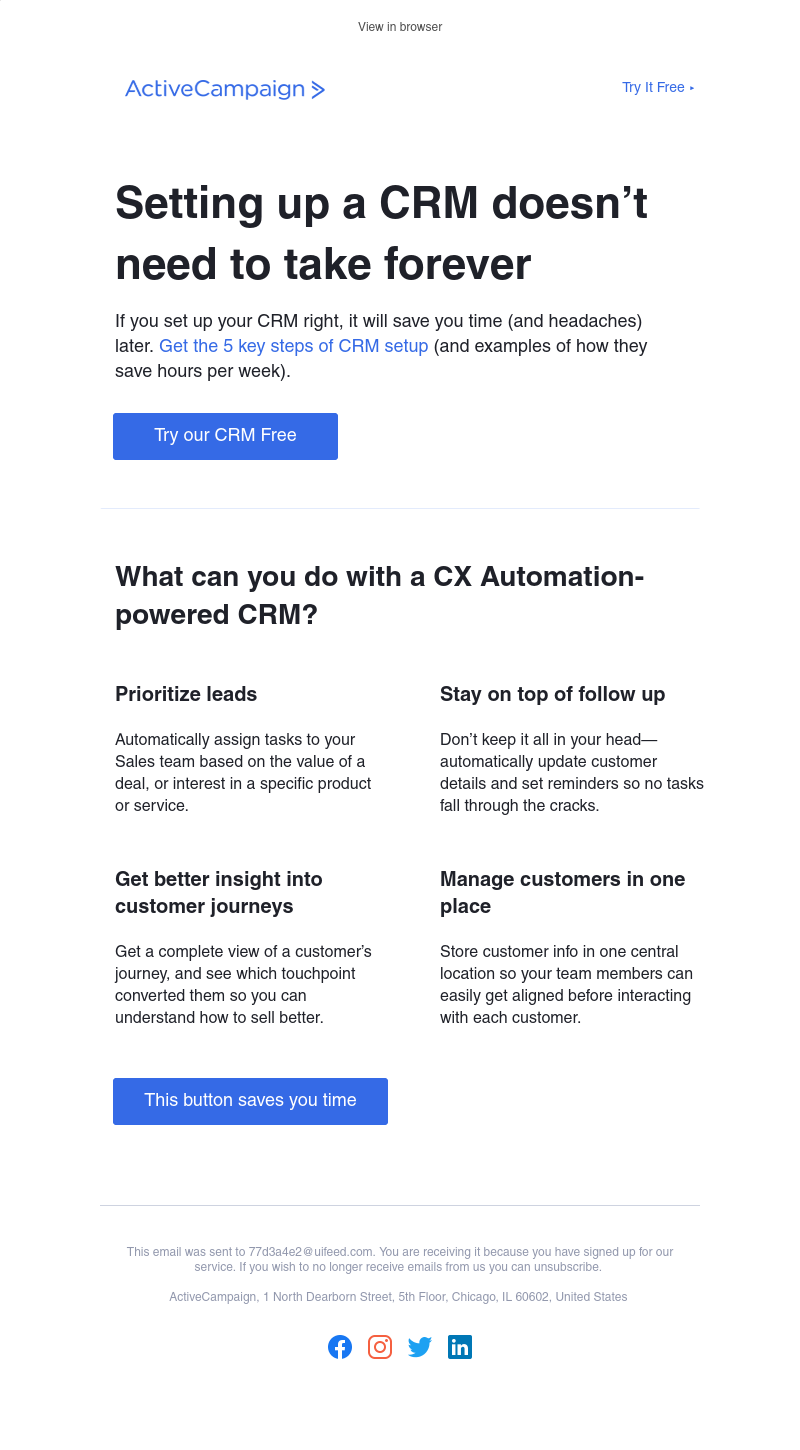 - CRM that saves hours per week