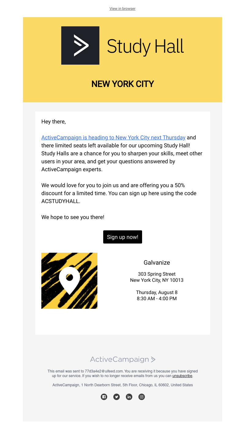  - New York City Study Hall: It's Not Too Late!