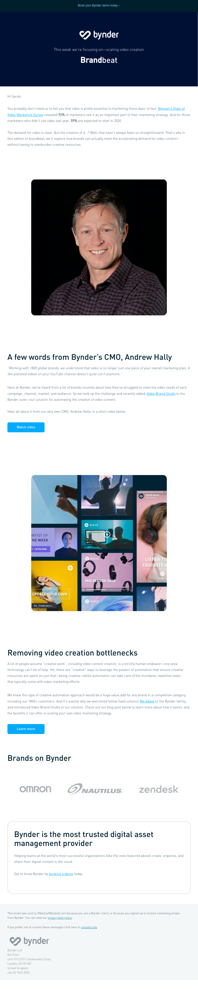 Bynder - Bynder brandbeat: Creating videos can be time-consuming, but there are shortcuts ⏩