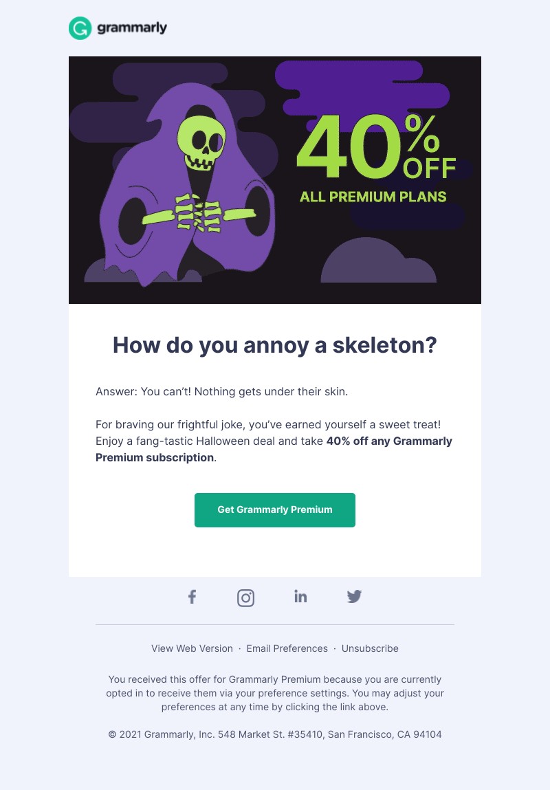 Grammarly - We have a riddle for you . . .