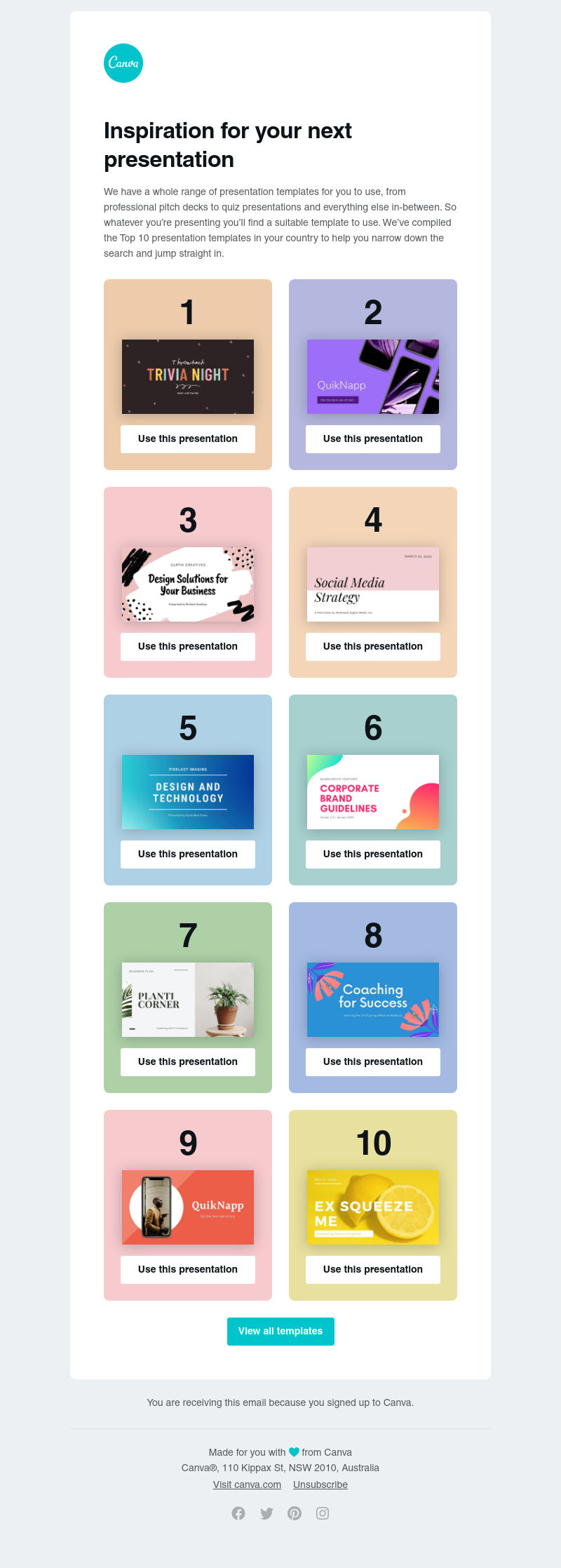Canva -      Discover UK’s Top 10 Presentation templates
