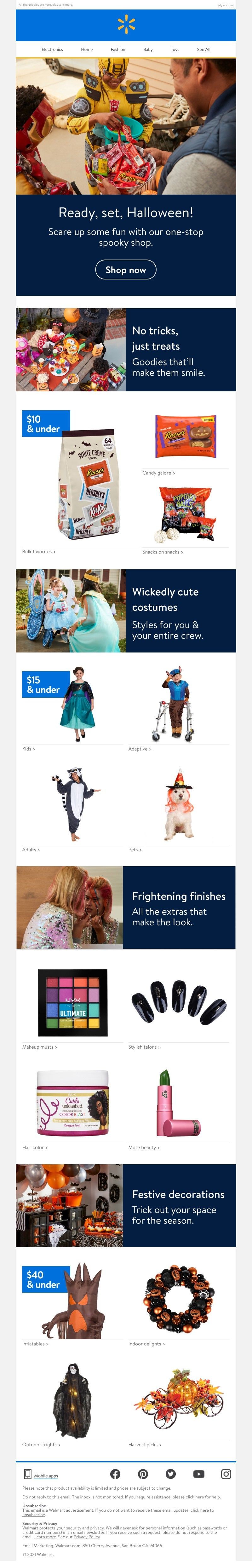 Walmart - Ghoul all out this Halloween! 👻