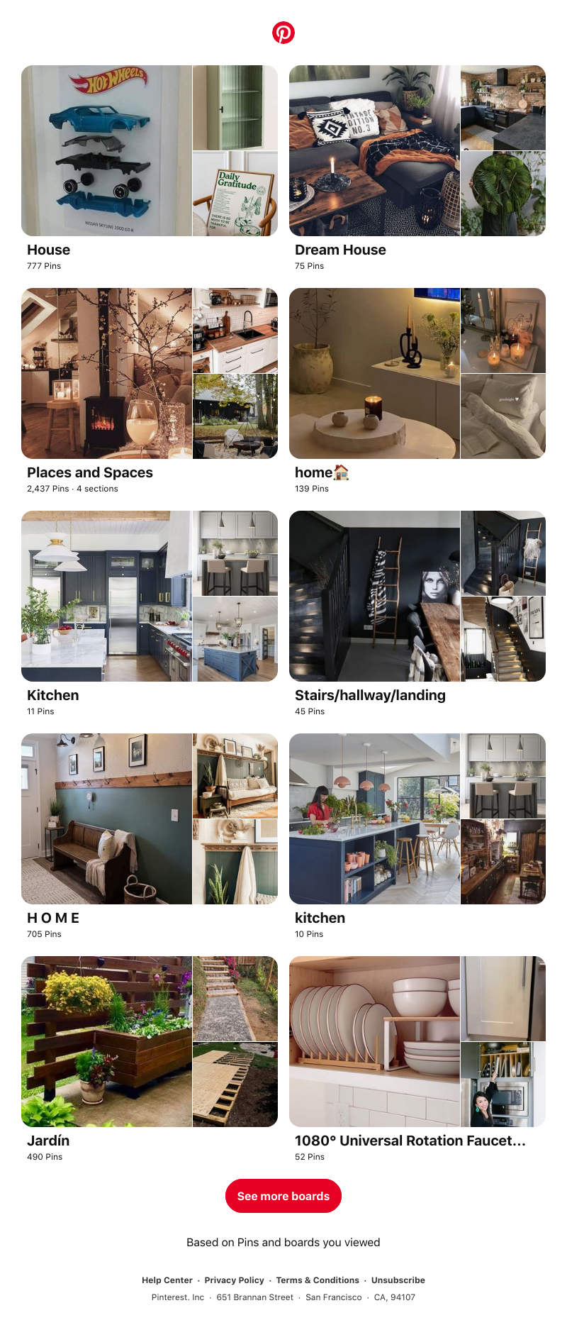 Pinterest - "House", "Places and Spaces" and 8 other boards like yours