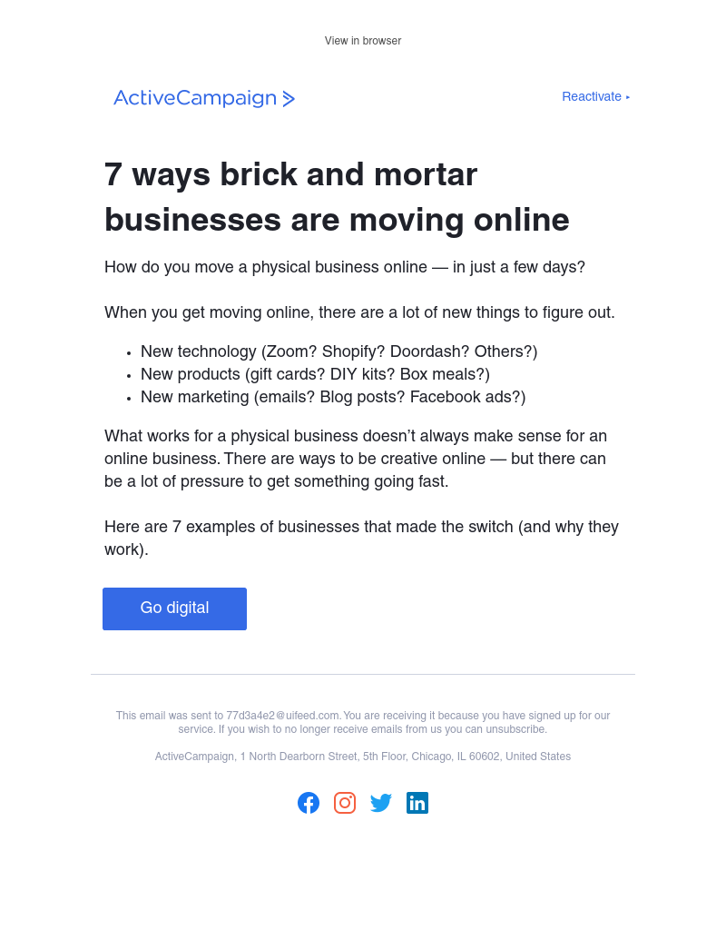  - 7 ways brick and mortar businesses are moving online