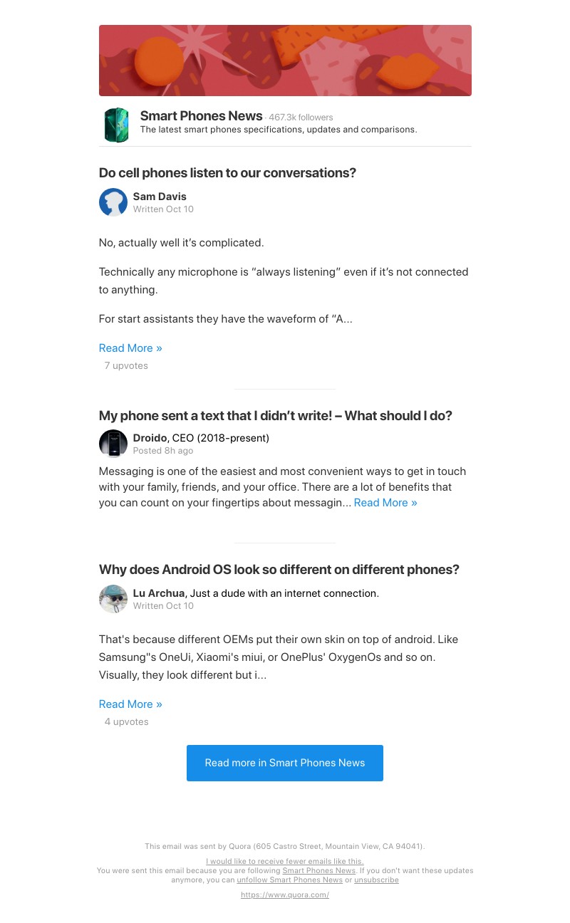 Quora - Do cell phones listen to our conversations?