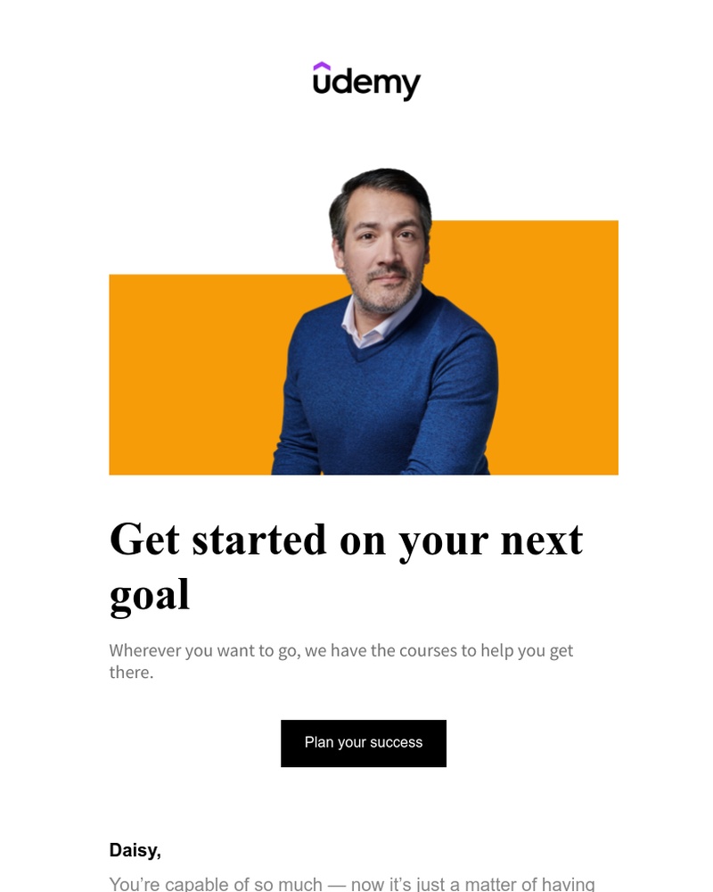 Udemy - Daisy, here’s the gameplan for your next goal