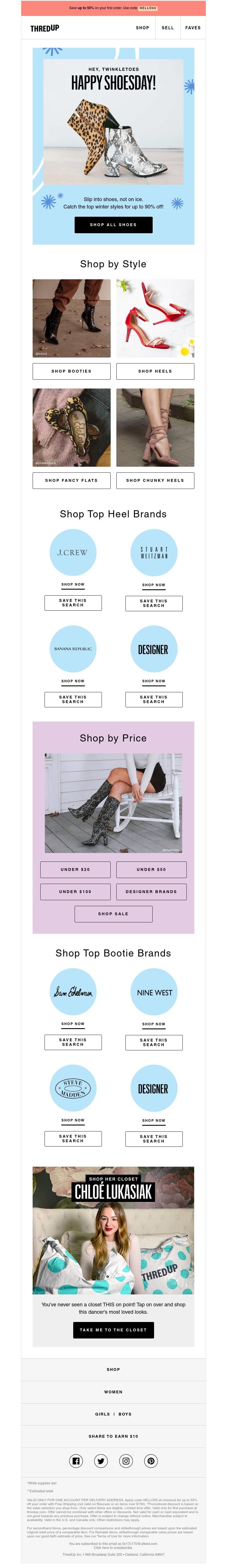 thredUP - 👢 Pair up this winter, up to 90% off