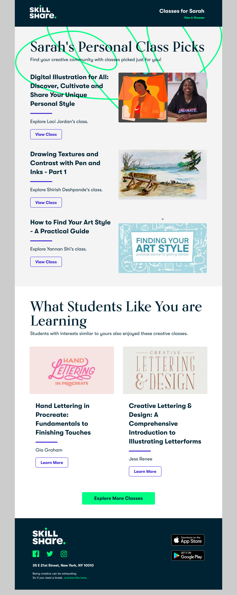 Skillshare - Explore Recommended Illustration Classes and More