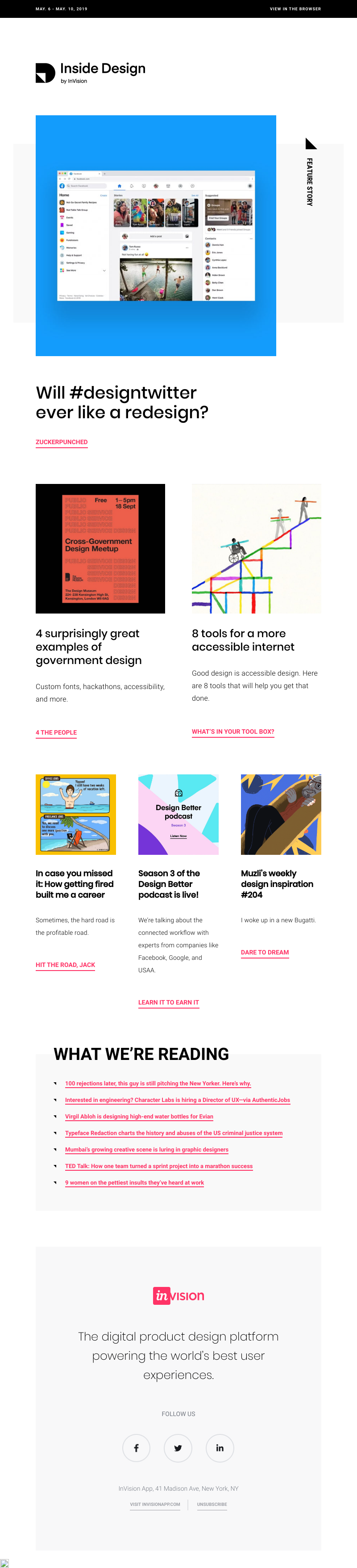 InVision - Will #designtwitter ever like a redesign?