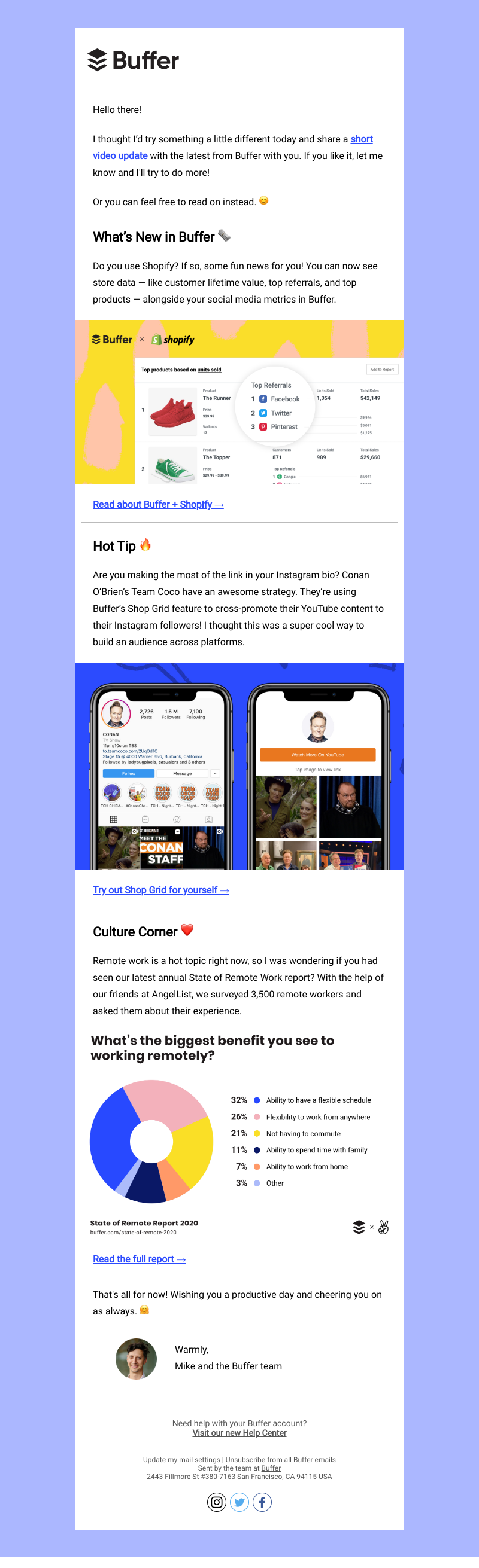  - Trying something new... a video update!