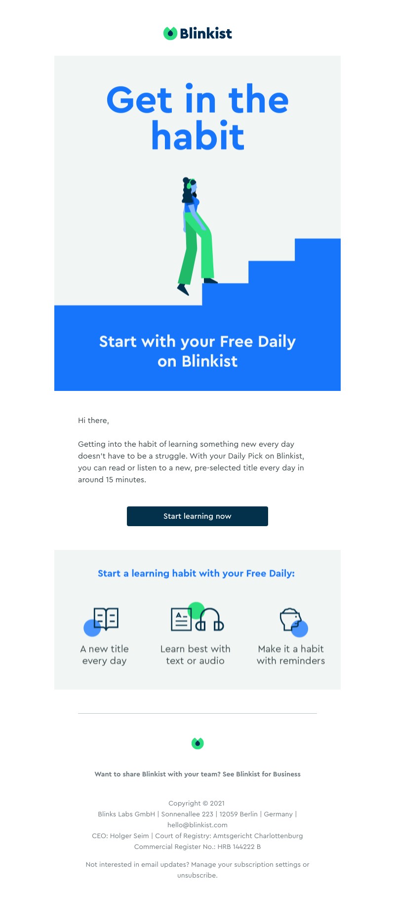 Blinkist - Learn something new every day with Blinkist!