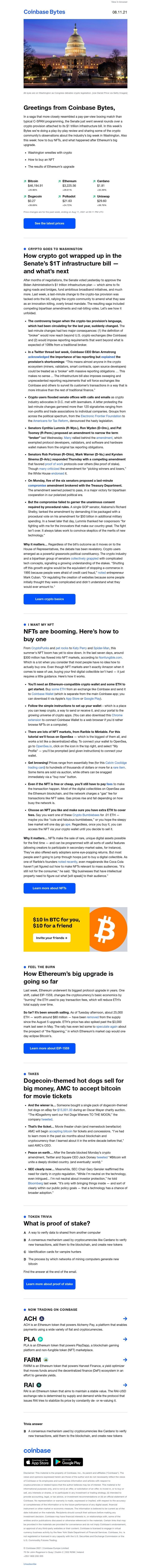  - Crypto arrives in Washington D.C.