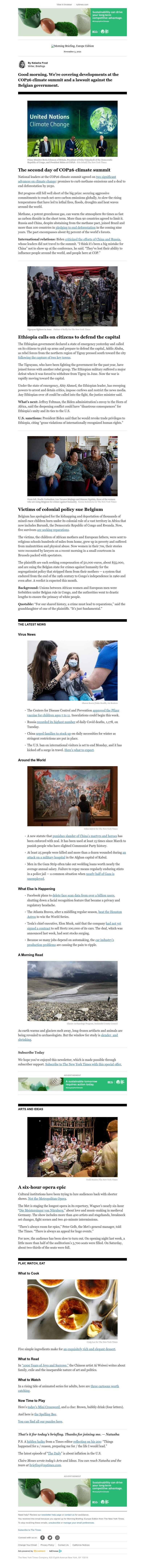 The New York Times - Your Wednesday Briefing