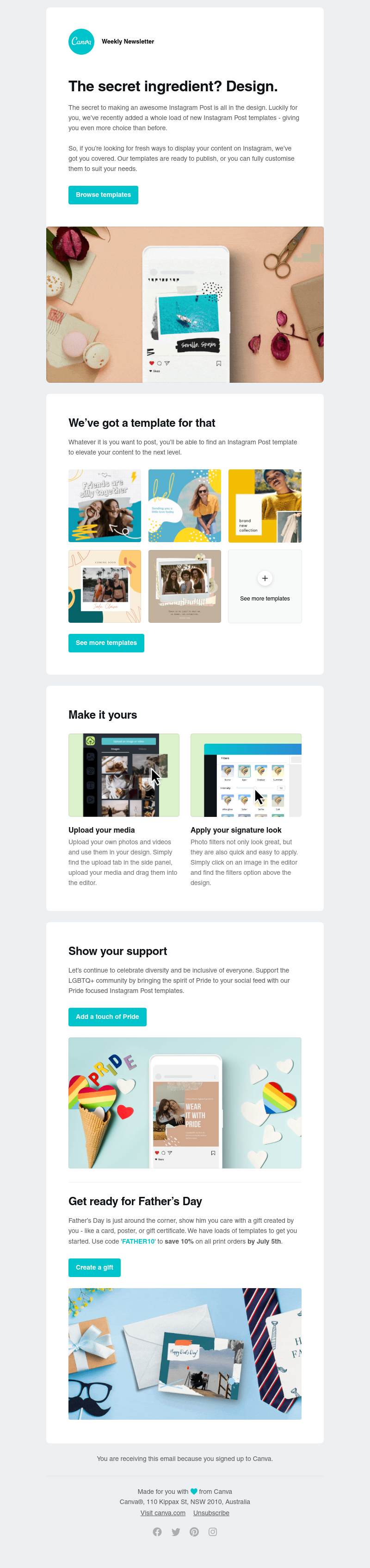 Canva - Good design is the key to unlocking your social feed