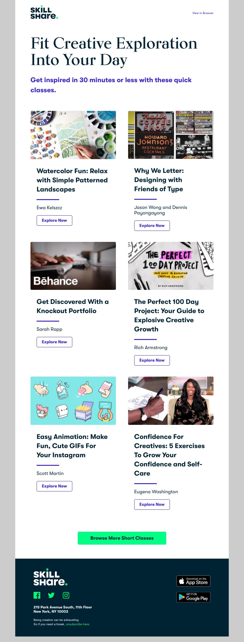 Skillshare - Learn something new in less than 30 minutes