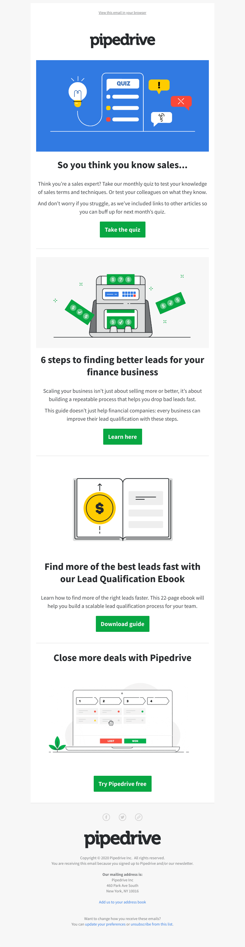 Pipedrive - 📝 Test your sales knowledge with our quiz 📝