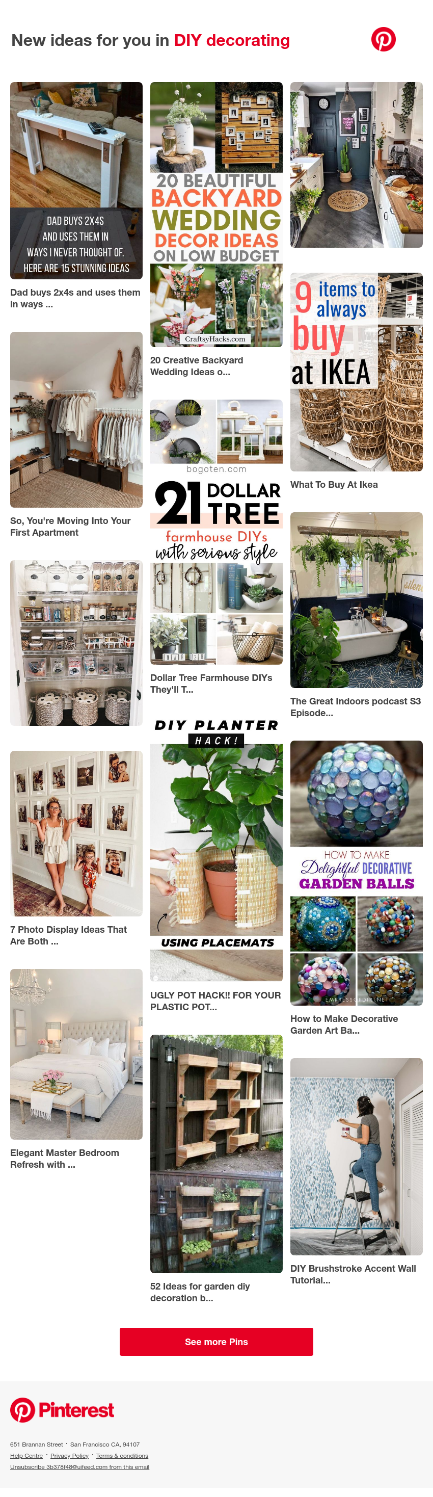 Pinterest - 🛠 14 DIY decorating Pins you might like