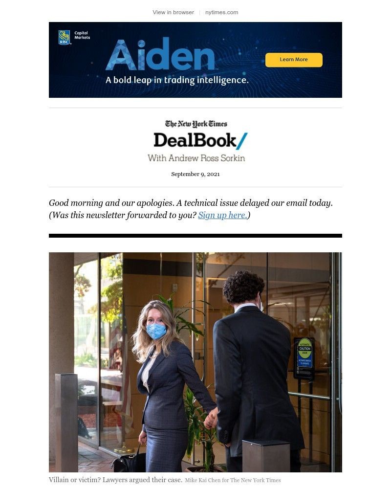 The New York Times - DealBook: A bloody courtroom drama