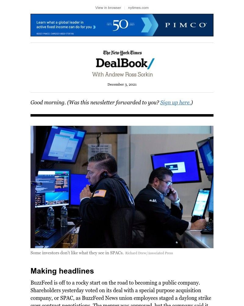 The New York Times - DealBook: A tale of redemptions