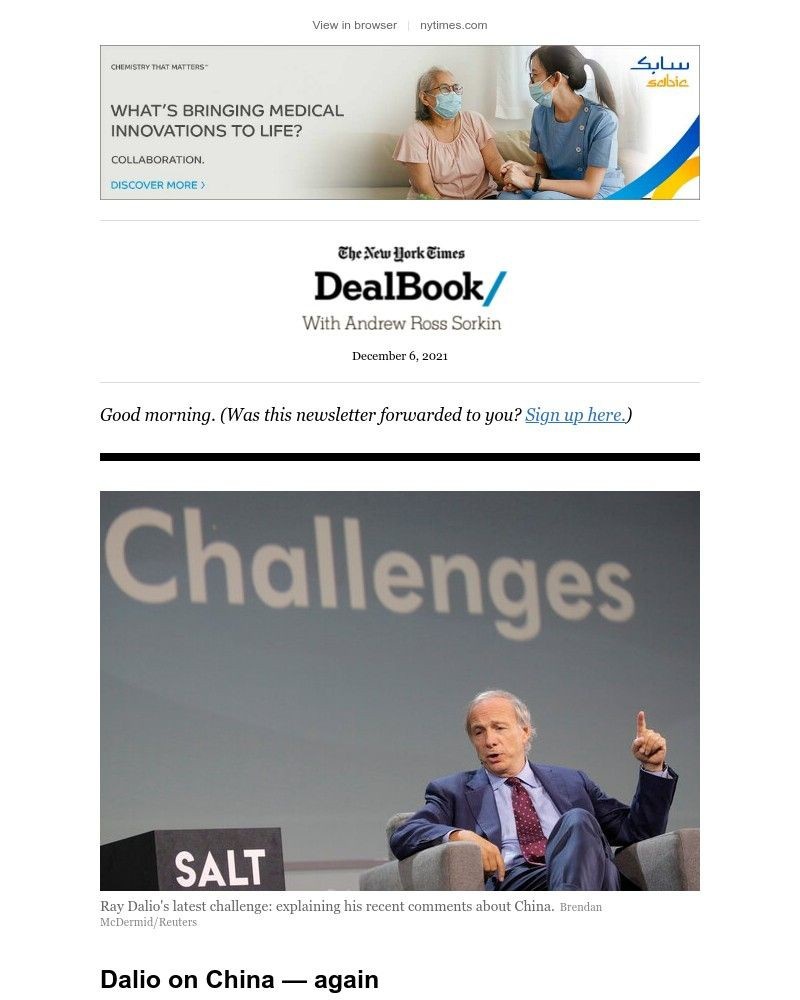 The New York Times - DealBook: Another exec clarifies China comments