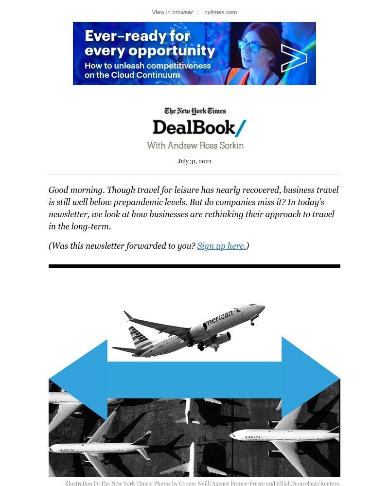 The New York Times - DealBook: Business trips?