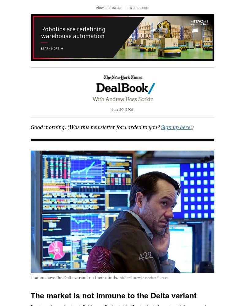 The New York Times - DealBook: Delta moves markets