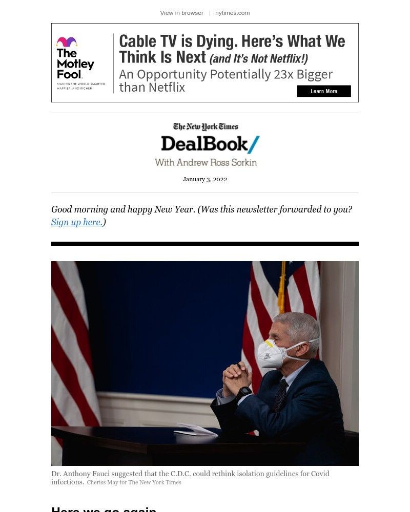 The New York Times - DealBook: How to keep things open