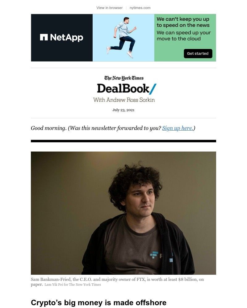 The New York Times - DealBook: Meet the crypto nomads
