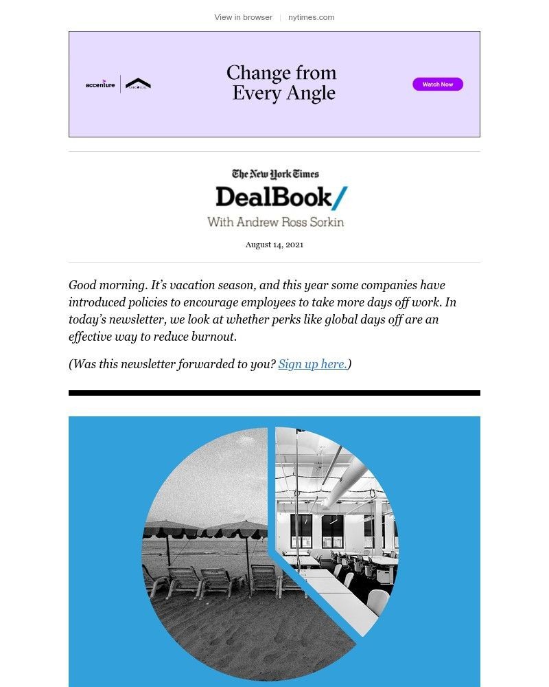 The New York Times - DealBook: The limits of vacation