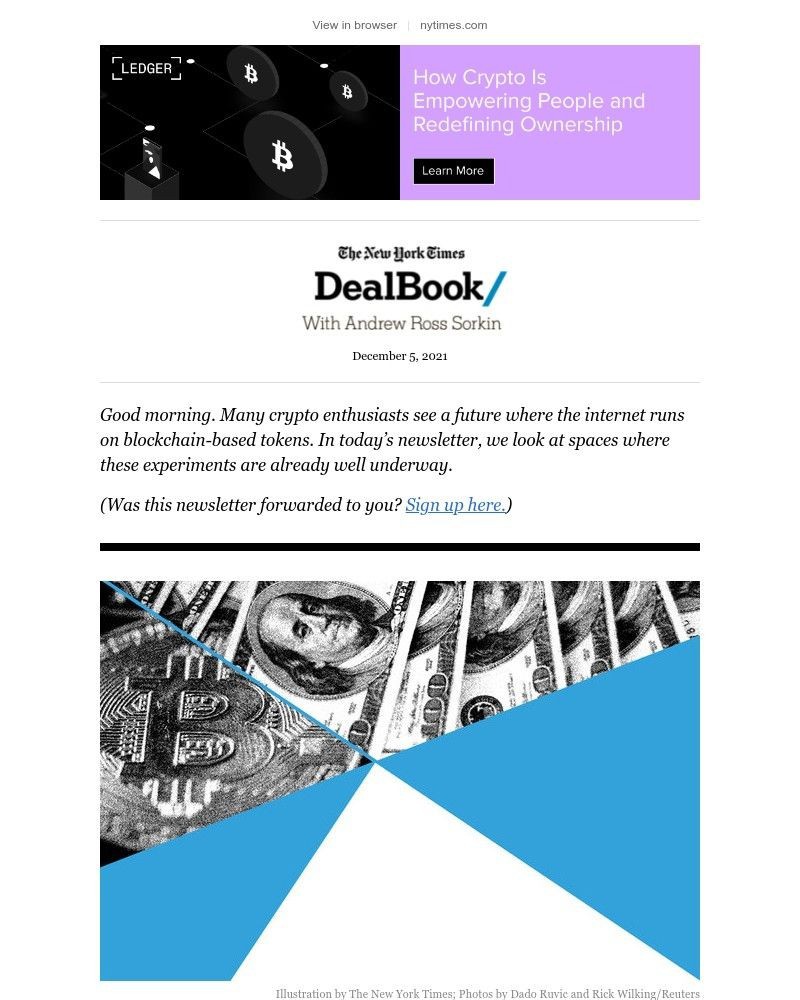 The New York Times - DealBook: What is “Web3”?