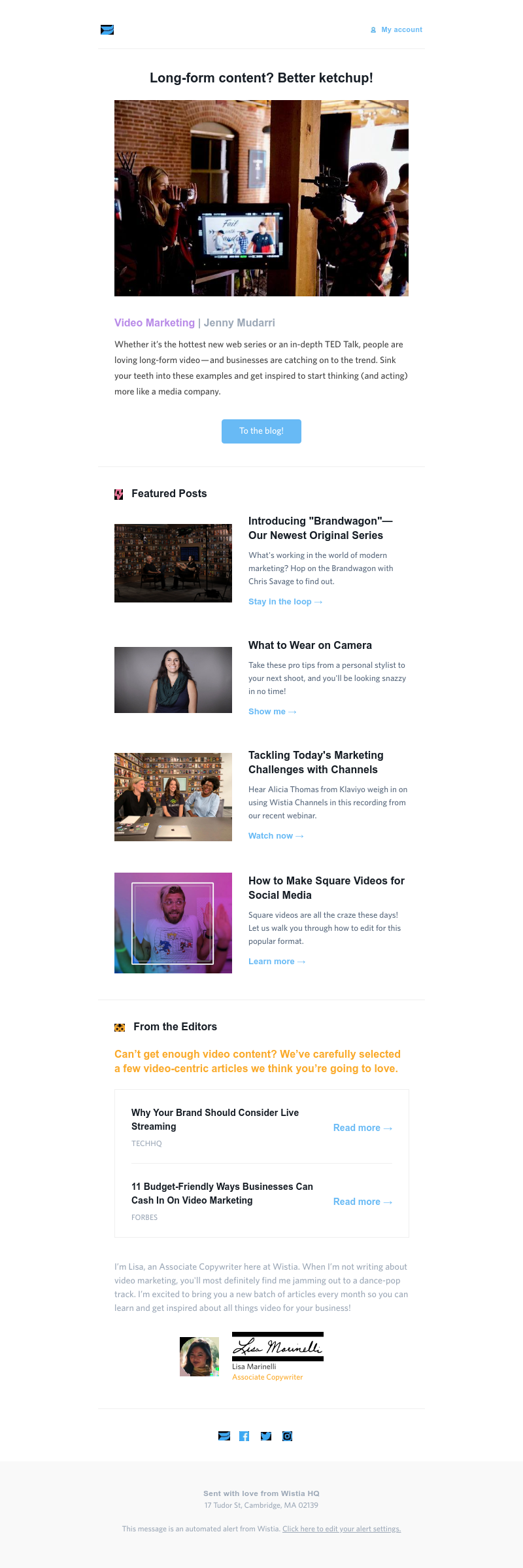 Wistia - The July Wistia Content Roundup: New video insights for your next BBQ 🍔 