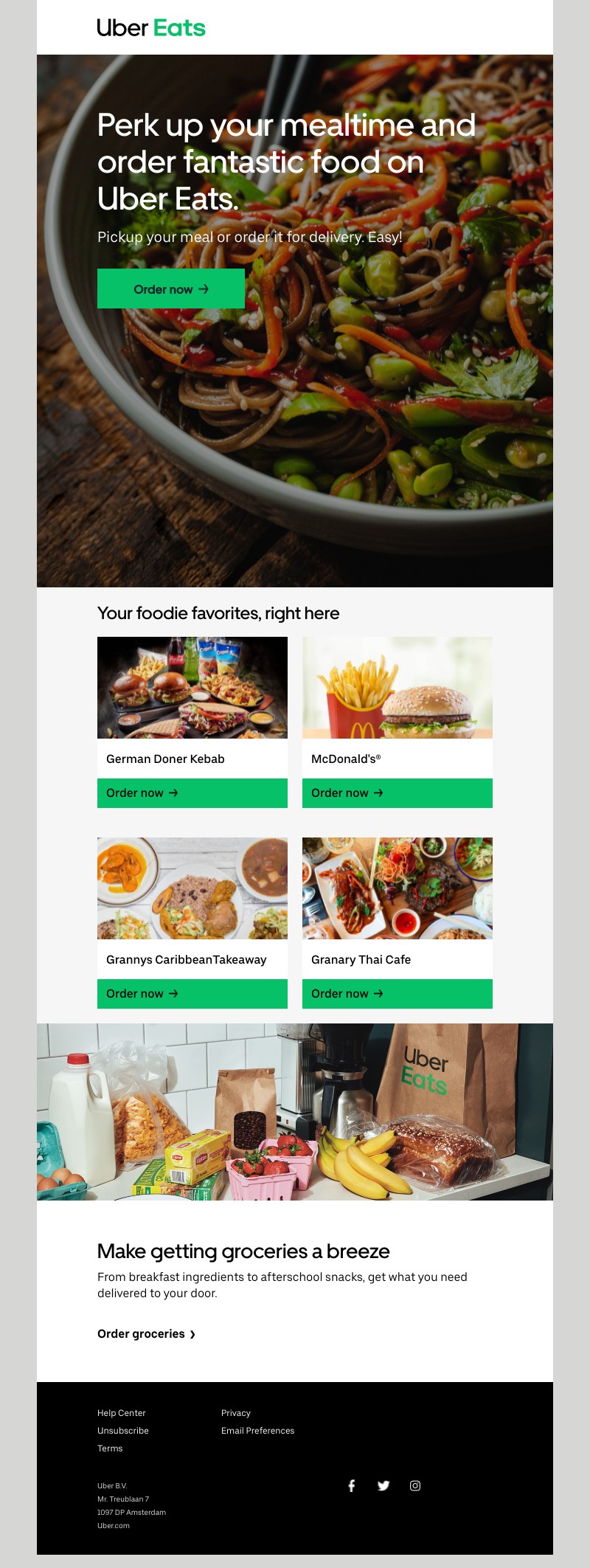 Uber Eats - Fuel your day, whatever your plans 🚶‍♀️ 🚗