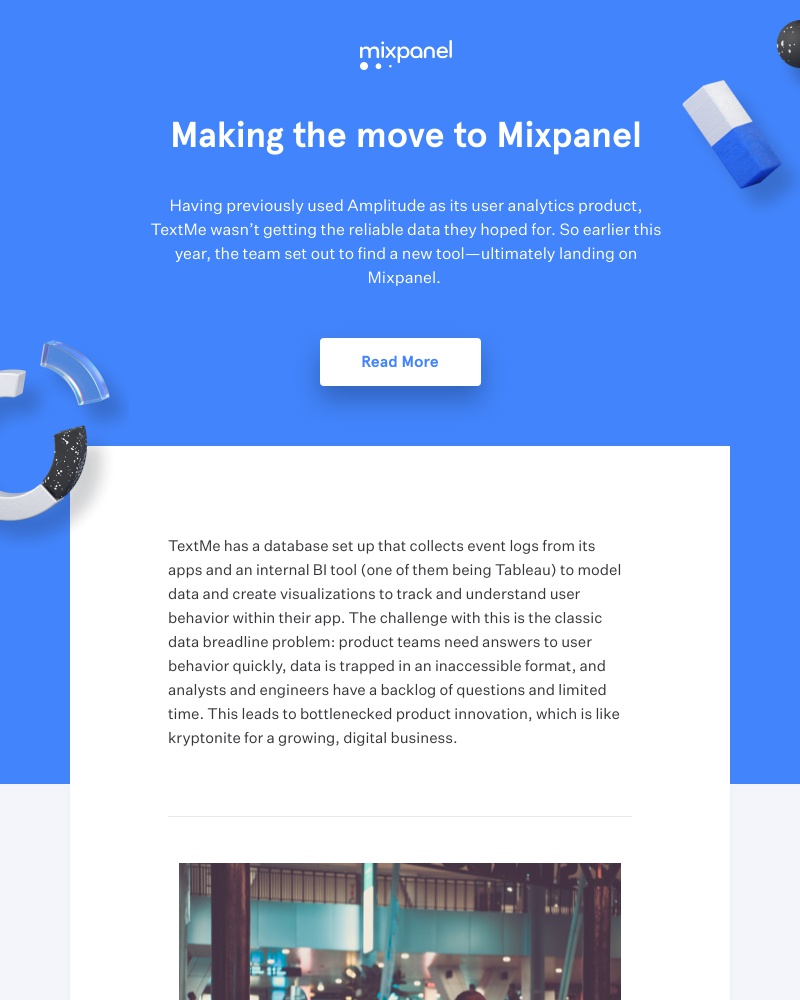 Mixpanel - Dependable data matters. See why TextMe switched to Mixpanel.