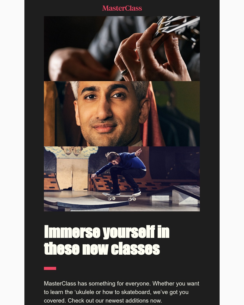  - Did someone say new classes?