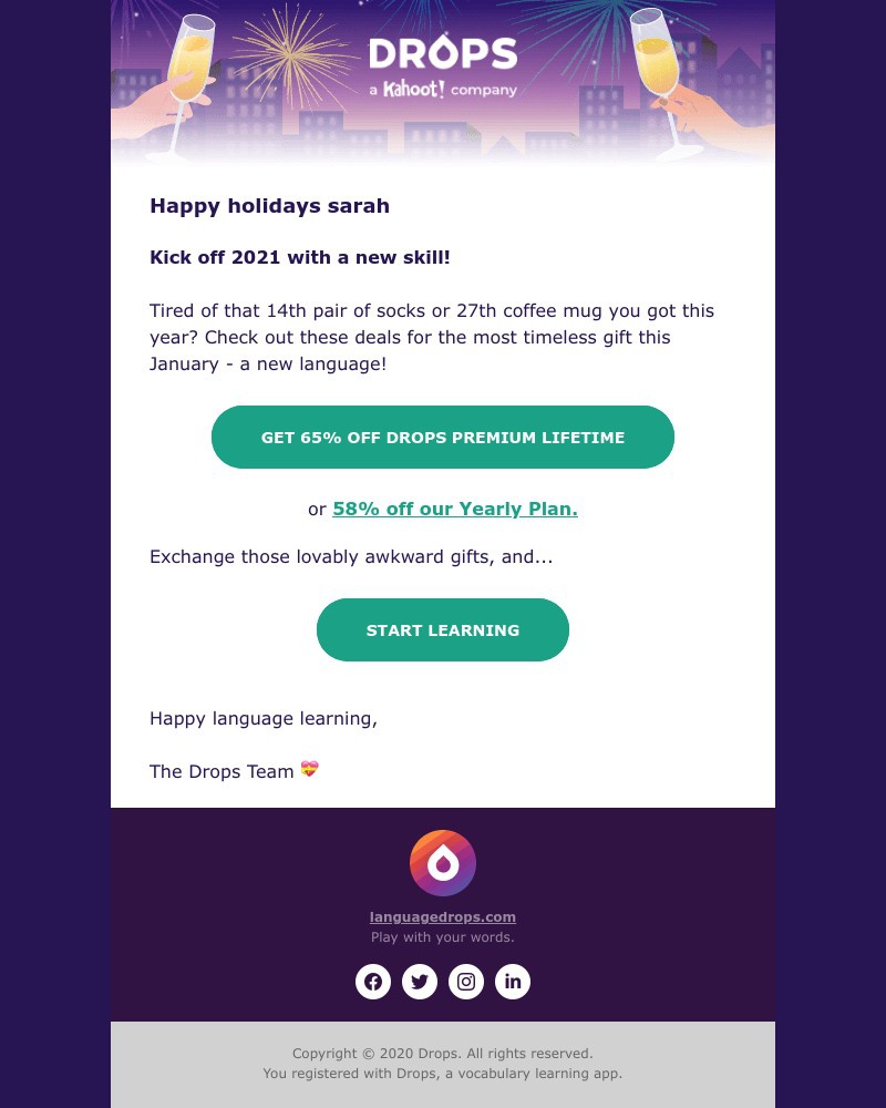 Drops - Didn’t get what you wanted for the holidays?