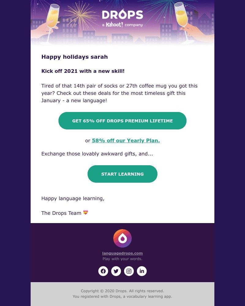 Drops - Didn’t get what you wanted for the holidays?