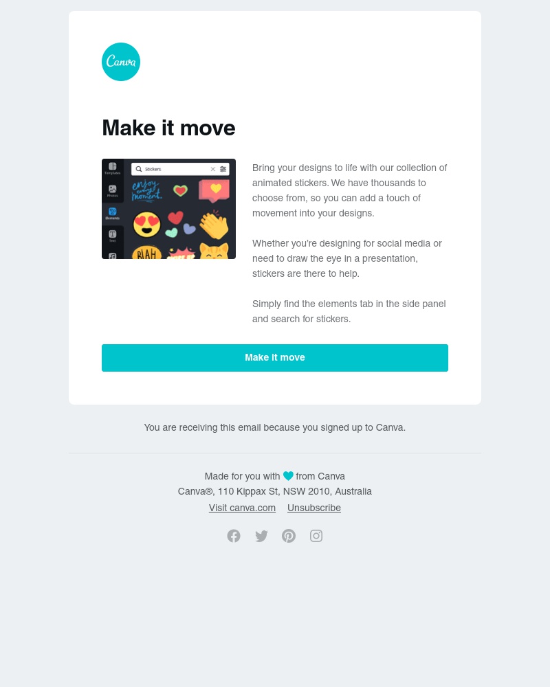 Onboarding on Canva video screenshot